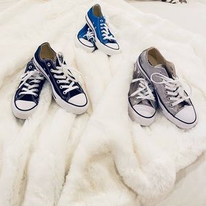 CONVERSE ALL STAR SET OF THREE PAIRS OF SHOES